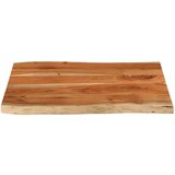 Stolna ploča 90x60x3 8 cm pravokutna bagremovo drvo živi rub | shoptok.hr