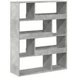 Maison Chic Knjižna omara - Knjižni regal betonsko siva 100x33x125,5 cm inženirski les, (21724631) Cene