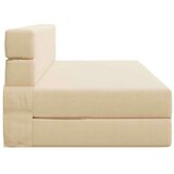 SK Zložljiv kavč postelja Krem 152 x 86,5 x 60 cm Blago, (5000300719) | Shoptok.si