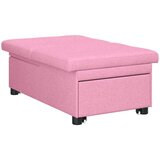  Krevet-sofa na razvlačenje Ružičasta 194 x 50 x 82 cm tkanina | shoptok.hr