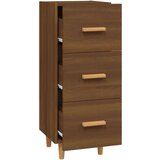  Komoda rjavi hrast 34,5x34x90 cm inženirski les, (20654663) | Shoptok.si