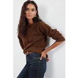 Trendyol Brown Button Detailed Knitwear Sweater Cijene
