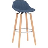 Furnova Barski stolčki 2 kosa modro blago, (21948951) | Shoptok.si