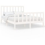The Living Store Posteljni okvir bel iz borovine 120x200 cm - Posteljni Okvir, (21530693) | Shoptok.si