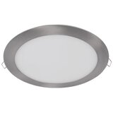 Elmark LED panel 8W 120mm 2700K - vgradni, brušen aluminij, okrogel Cene