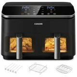 friteza na zrak dual basket 8.5 chef edition crna 8 5 l