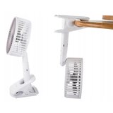  Brezžični aku. ventilator s sponko USB bel | Shoptok.si