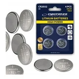  Baterije ESPERANZA LITHIUM CR2032 4 kom,...