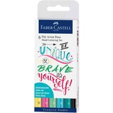 Faber-Castell set flomastera za crtanje pitt art pen lettering 6/1 267116 | Eponuda.com
