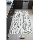 Conceptum Hypnose Tepih Wookece222, 100x300 cm, Bijelo-crni | Eponuda.ba