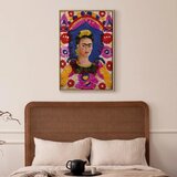  Slika - Frida Kahlo – The Frame (Self-Portrait) 80x120 U prirodnom drvenom okviru | shoptok.hr