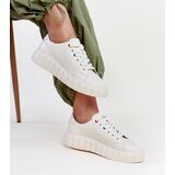 Gemre Beige leather sneakers Zvonka | Shoptok.si