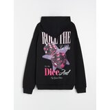 Sinsay Hoodie s tiskom | shoptok.hr