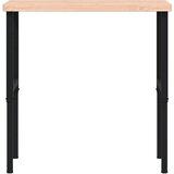  Radni stol 100x60x(73-99,5) cm od masivne bukovine pravokutni | shoptok.hr