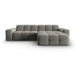 Micadoni Home Kutna garnitura od sivog baršuna (desni kut) Kendal - | shoptok.hr