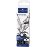  Pitt artist Comic Black pk4 Faber-Castell 267194 crni blister | Shoptok.si