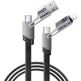 Remax data kabl RC-C189 pd 65W, qc 3.0 usb lightning 27W, 2u1 1m cene