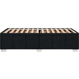 vidaXL Posteljni okvir črn 90x200 cm blago | Shoptok.si