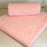  Peškir Zig Zag 50x90cm rose Cene