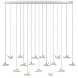 Eglo 390403 - led prigušiva luster na kablu paratebueno 17xLED/3W/230V hrom | Eponuda.com