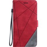 Chameleon Preklopna torbica za Samsung Galaxy A25 5G, WLGO-Lines, rdeča Cene