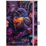 NOTES A6 96 lista ANIMALS BIRD 11 x 14,5 cm
