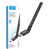 hoco. Wi-Fi mrežna kartica HI32 WiFi4 USB, USB, 5 dB, 150 Mbps, Crna | Eponuda.ba