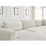 Bobochic Paris Krem sklopiva kutna garnitura od samta (s lijevim kutom/u obliku slova "U") Lucien – | shoptok.hr