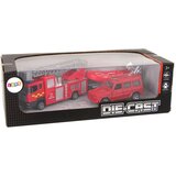  Set vatrogasnih vozila za igru sa čamcem na prikolici - crveni | Shoptok.si