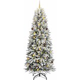  Umjetno božićno drvce Bijela 240 cm PVC, plastika, čelik i PE | shoptok.hr