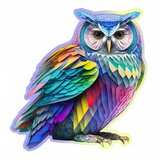 WOODEN CITY trendy owl wooden puzzle m (150 pieces)