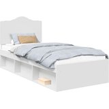  Krevetna konstrukcija Bijelo 75 x 190 cm Čvrsto borovo drvo | shoptok.hr