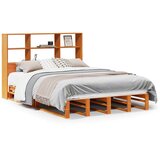  s regalom za knjige bez madraca 140x190 cm masivno drvo | shoptok.hr