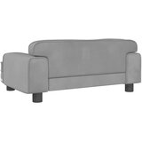  Krevet za pse svjetlosivi 70 x 45 x 30 cm baršunasti | shoptok.hr