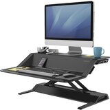 Fellowes delovna postaja za sedeče in stoječe delo lotus™, vxšxg 140 x 832 x 616 mm, črne barve | Shoptok.si
