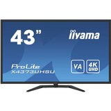 Iiyama Monitor 43" UW VA-panel, 3840x2160 UHS, 3ms, 400cdm² HDR400, Speakers, 2xHDMI, 1xDisplayPort, USB-HUB (2x3.0/2x2.0), PBP, PIP, Remote control | shoptok.hr