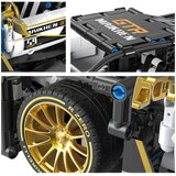 Kockice za slaganje sportskog automobila sa 242 elementa - crno/sivi | shoptok.hr