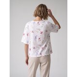Sinsay Pamučna majica s biljnim motivom | shoptok.hr