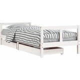  Okvir za dječji krevet s ladicama bijeli 80x200 cm od borovine | shoptok.hr