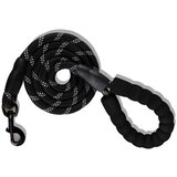INF Odsevni pasji povodec z udobnim ročajem iz gobice Black, (21780198) | Shoptok.si