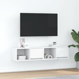 Furnova TV omarica 2 kosa bela 60x31x25,5 cm inženirski les, (21922869) Cene