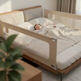  Zaštitna navlaka za ogradu kreveta 40 bež 200 cm | shoptok.hr
