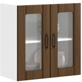 Maison Chic Kuhinjska stenska omarica - Kuhinjska omarica s steklenimi vrati Lucca inž. les iu1402, (22063880) | Shoptok.si
