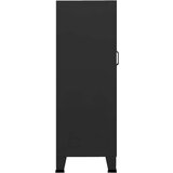  Sanduk za pohranu crni 70 x 40 x 115 cm metalni | shoptok.hr