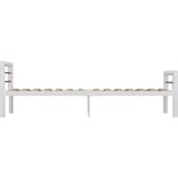 vidaXL Okvir za krevet bijelo-crni metalni 90 x 200 cm | shoptok.hr
