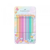 Olimp Sport Drvene bojice Faber Castell Grip Sparkle pastel metalna kutija 1/12 201910 Cene