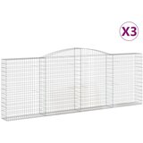  Lučne gabionske košare 3 kom 400x30x40/60 cm pocinčano željezo | Eponuda.com