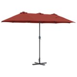  Vrtni suncobran Terakota 380 x 196 x 235 cm | shoptok.hr