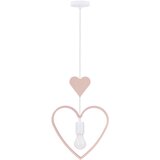 Candellux luster/visilica-heart h viseća lampa 1X20W E27 iq kids roze | Eponuda.com
