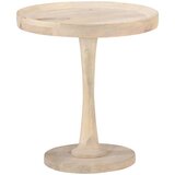 Furnova Stranska mizica Ø 50x55 cm trden mangov les, (21914589) Cene